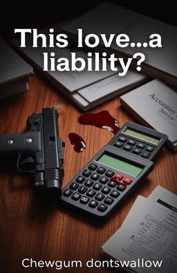 A dramatic book cover for the novel "This love