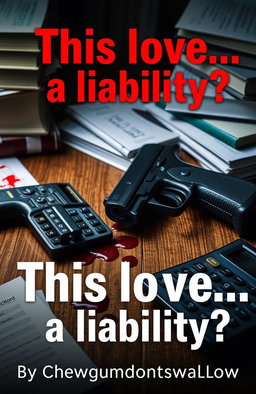 A dramatic book cover for the novel "This love