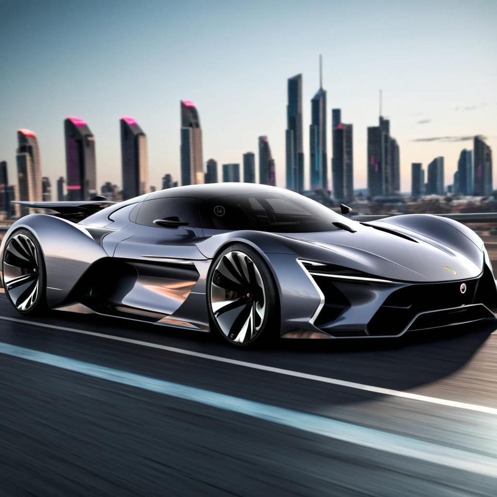Hypercar futuristic conceptcar
