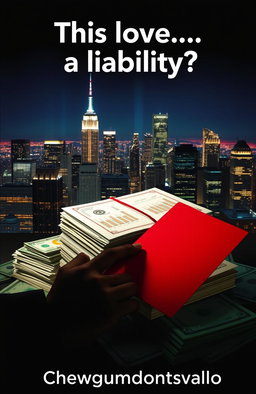 A striking and visually intriguing book cover for "This love