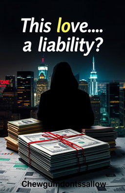 A striking and visually intriguing book cover for "This love