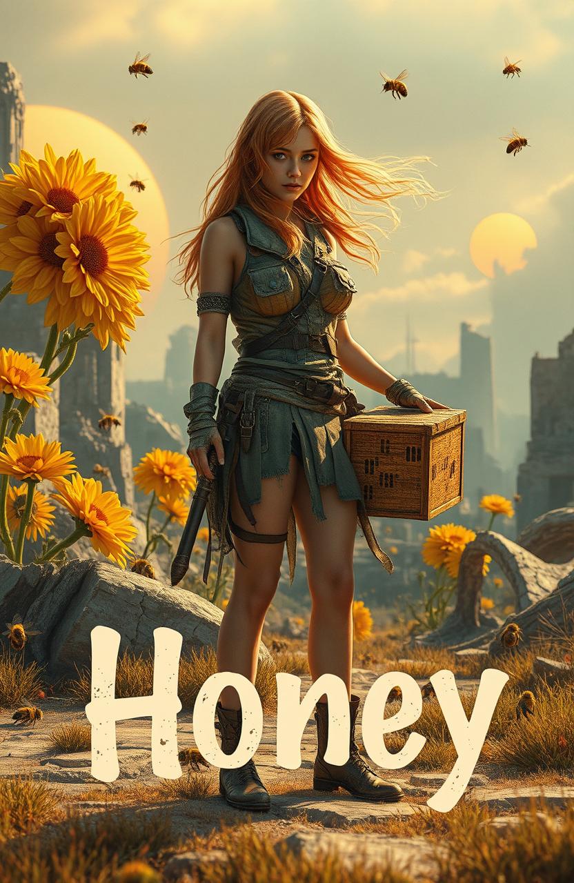 A dystopian end of the world scenario featuring a unique world where nature has taken over the remnants of civilization