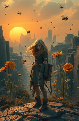 A dystopian end of the world scenario featuring a unique world where nature has taken over the remnants of civilization