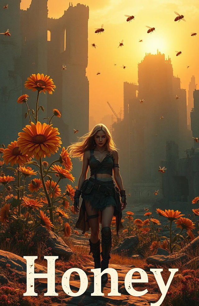 A dystopian end of the world scenario featuring a unique world where nature has taken over the remnants of civilization