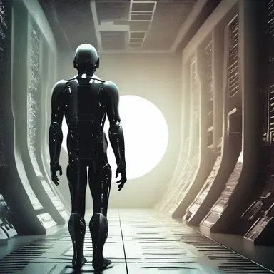 In the science fiction novel, the protagonist awakens in a futuristic afterlife that challenges their beliefs about life and death.