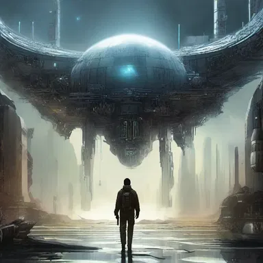 In the science fiction novel, the protagonist awakens in a futuristic afterlife that challenges their beliefs about life and death.