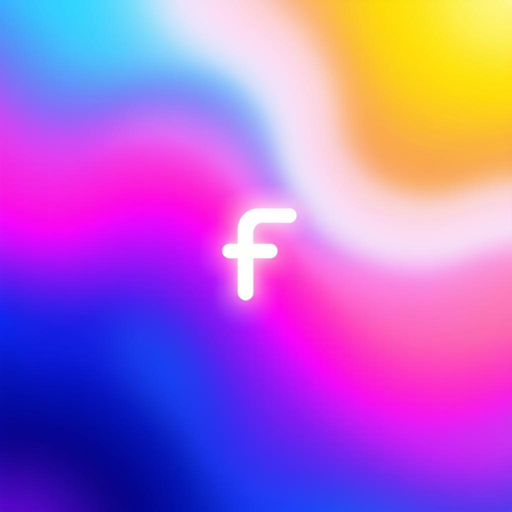 A vibrant and eye-catching Facebook page profile picture featuring a modern and stylish design