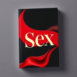 A striking and provocative book cover for the title 'Sex'