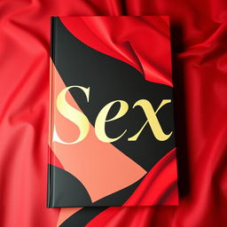 A striking and provocative book cover for the title 'Sex'