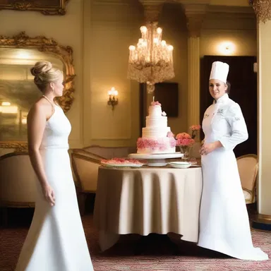 The chef's specialty was creating beautiful afters that were as elegant and stylish as the latest fashion trends.