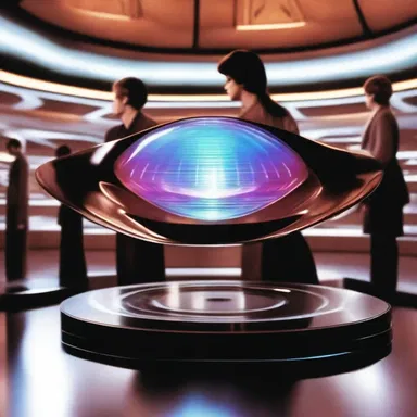 In the futuristic world of the science fiction movie, the afters were served in levitating holographic bowls.