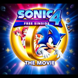 An eye-catching movie poster featuring a giant golden ring in the center