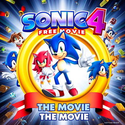 An eye-catching movie poster featuring a giant golden ring in the center