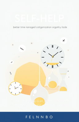 A minimalist and modern image representing self-help focused on better time management and organization in daily life