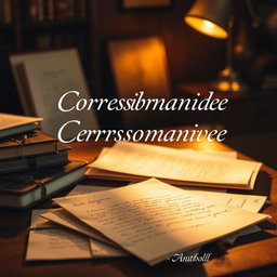 A beautifully styled book cover featuring a desk bathed in warm, golden light