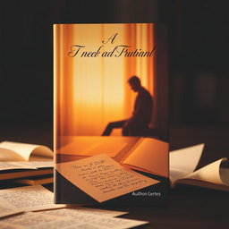 A beautifully designed book cover featuring a desk bathed in warm golden light