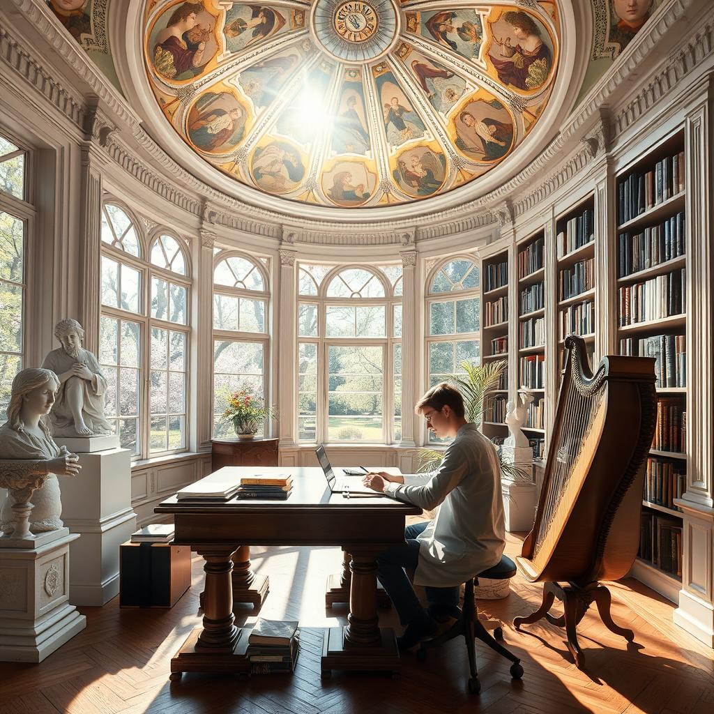 Inspiration in Antiquity: A Young Scientist's Workspace