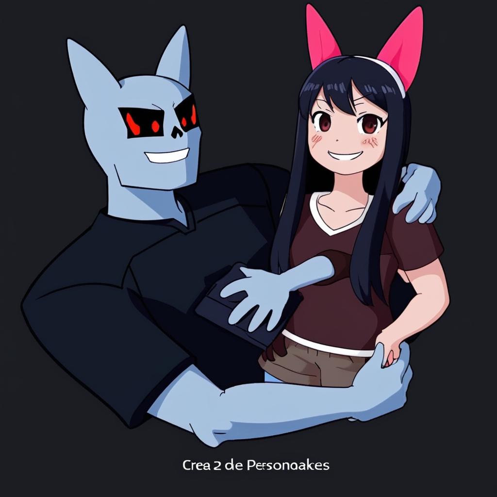 Crea un hijo de estos 2 personajes