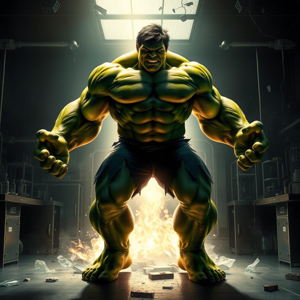 Epic Hulk Transformation in the Lab