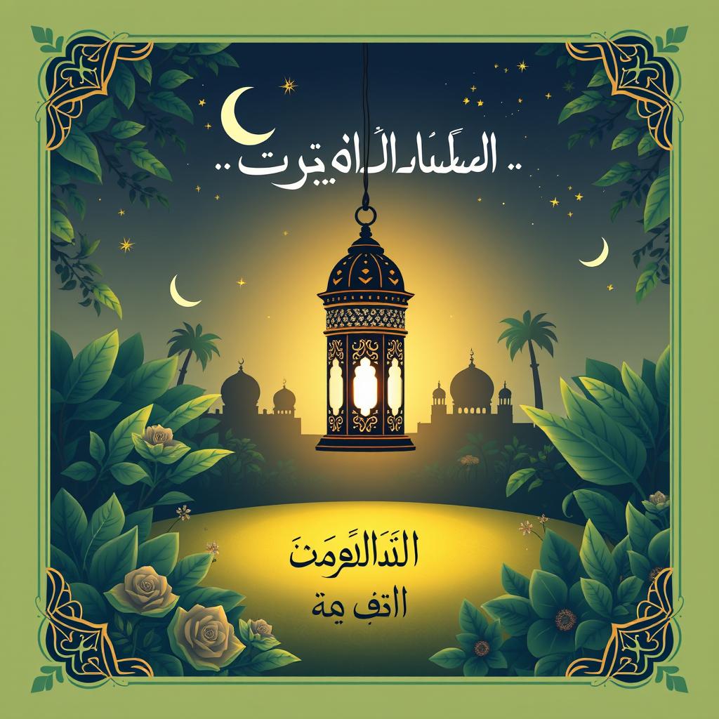 A beautifully designed A5 book cover illustrating the Islamic way of life