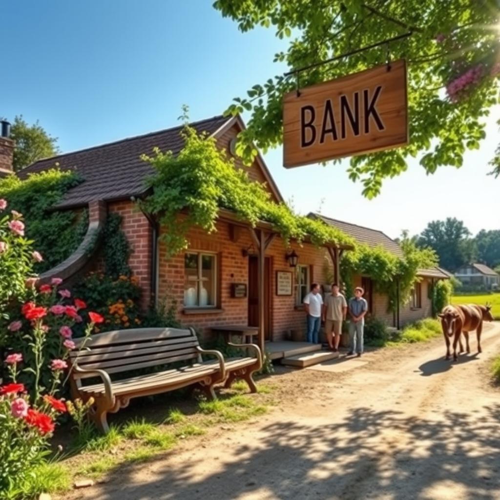 Charming Rural Bank in a Picturesque Village