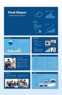 A detailed final report showcasing various project outcomes and analysis