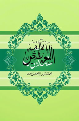 Book cover design for "أغلال الغل في تيسير المريد إلى قراءة العلم" with a modern Islamic theme
