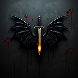 A book cover featuring a dramatic black background resembling an eerie wall, splattered with both fresh and faded blood, creating a haunting atmosphere