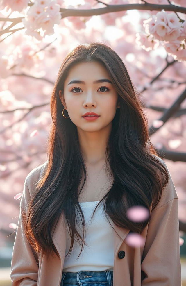 A serene and captivating scene inspired by the K-drama 'True Beauty'