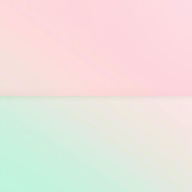 A minimalist abstract artwork featuring two horizontal color bands, one in a rich emerald green and the other in a soft pastel pink