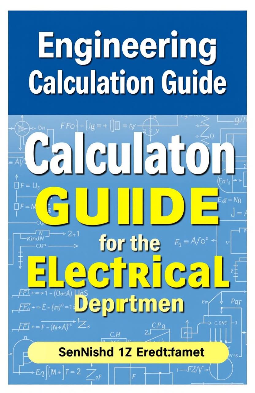A comprehensive engineering calculation guide specifically for the electrical department