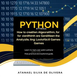 A modern and professional e-book cover design for the theme 'How to Create a Python Algorithm for Analyzing and Generating Lotofácil Games'