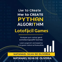 A modern and professional e-book cover design for the theme 'How to Create a Python Algorithm for Analyzing and Generating Lotofácil Games'
