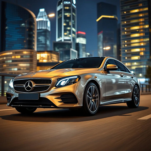 Sleek Luxury: Modern Mercedes Benz Car