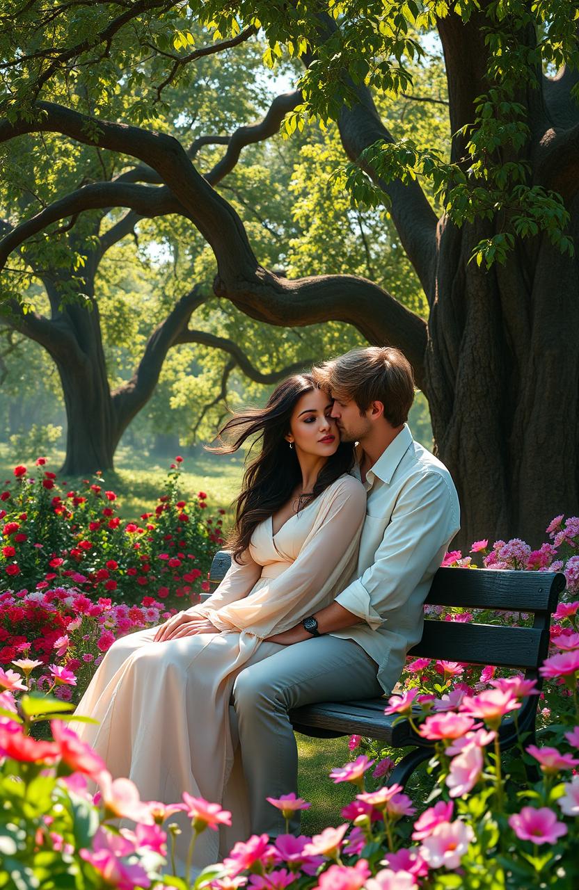 A serene and contemplative scene depicting whispers of the heart