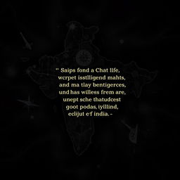 An artistic representation of the map of Gujarat, India, intricately designed to resemble an abstract spy-themed artwork