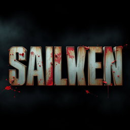 A movie title designed with bold and angular font, evoking the strength and aggression of a classic action film