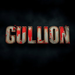 A movie title designed with bold and angular font, evoking the strength and aggression of a classic action film
