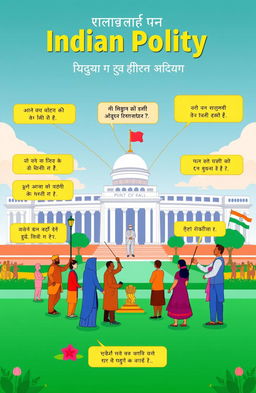 An illustrated overview of Indian polity focusing on the Union of India