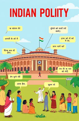 An illustrated overview of Indian polity focusing on the Union of India