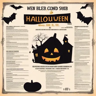 The agenda for the Halloween party included a haunted house walkthrough and a horror movie marathon.