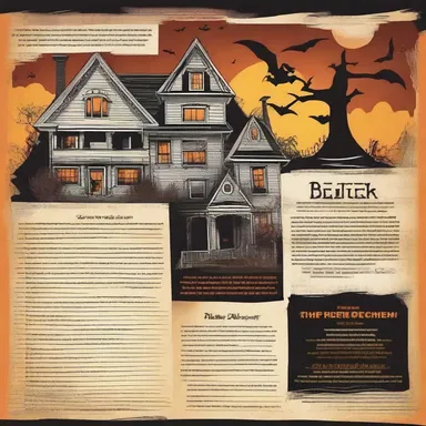 The agenda for the Halloween party included a haunted house walkthrough and a horror movie marathon.