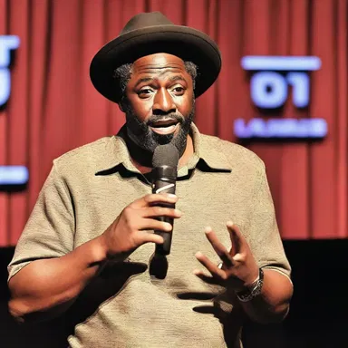 At the comedy club, the comedian opened with a joke about his wife forgetting to put his football game on the agenda for the weekend.