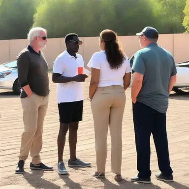 The film director discussed the agenda for the shooting schedule, listing the scenes to be filmed, the actors needed, and the locations to be used.