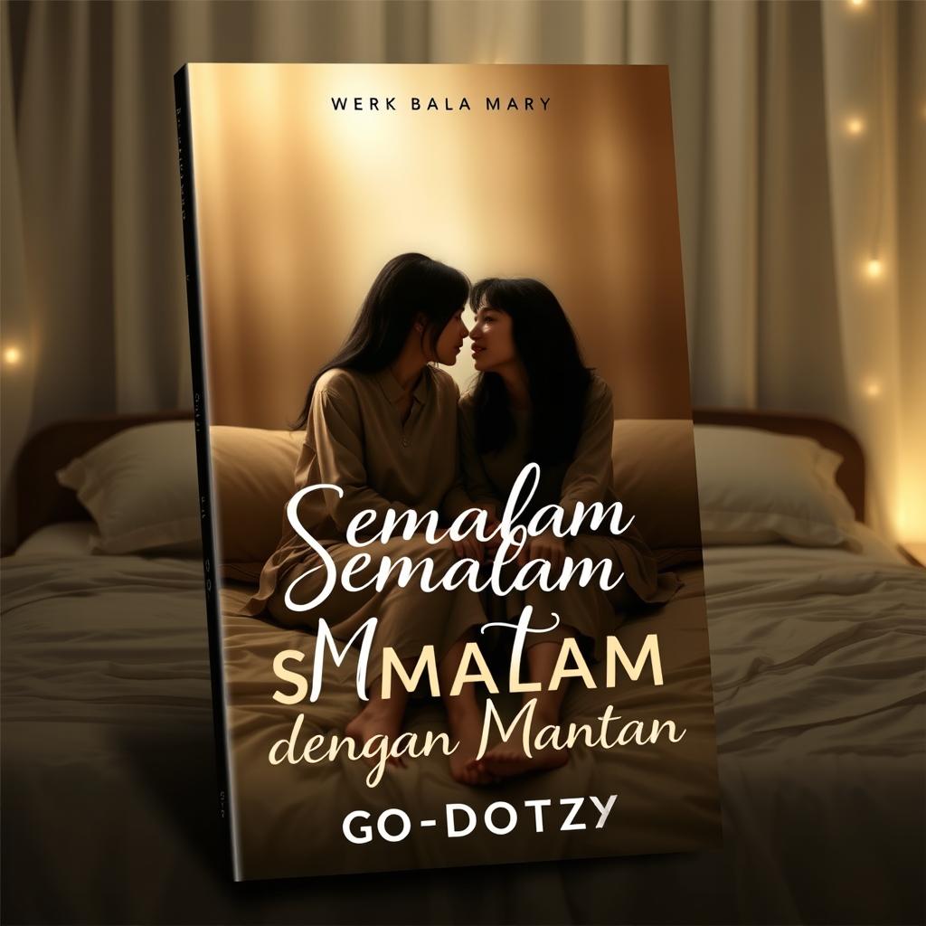 A book cover design for 'Semalam dengan Mantan' by Go-Dotzy
