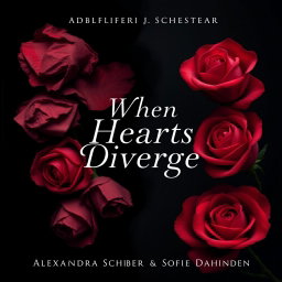Book cover design for 'When Hearts Diverge' by Alexandra Schober and Sofie Dahinden