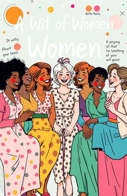A whimsical and artistic representation of the title 'A Wit of Women'
