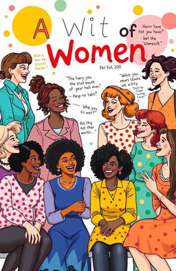 A whimsical and artistic representation of the title 'A Wit of Women'