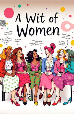 A whimsical and artistic representation of the title 'A Wit of Women'