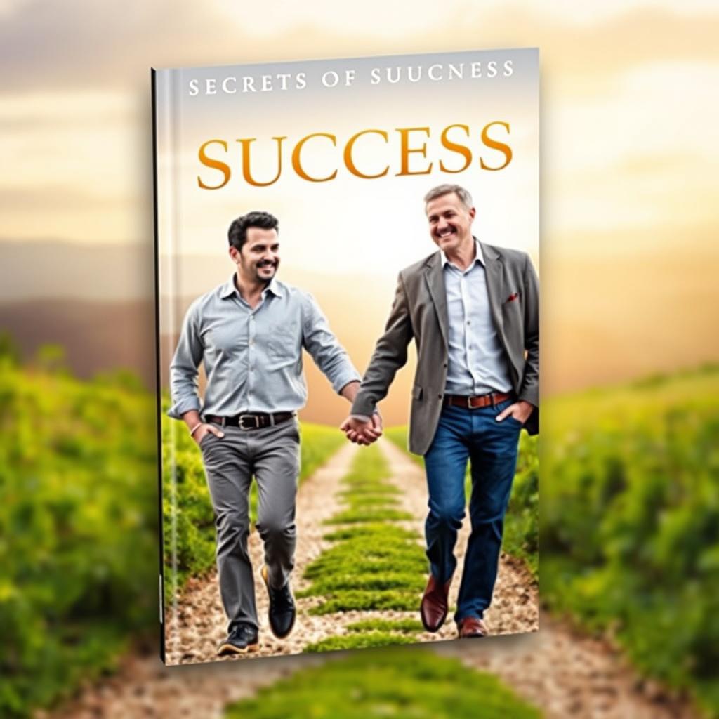 An attractive book cover for 'Secrets of Success'